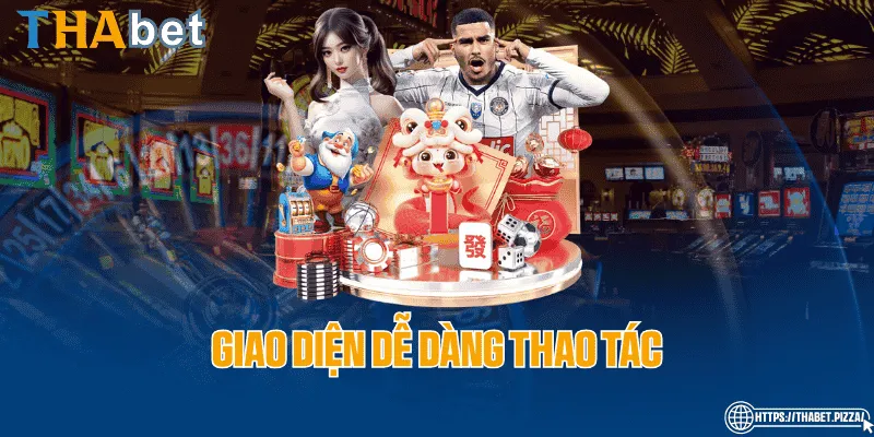 Giao diện dễ dàng thao tác